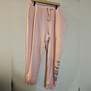 Pink By Victora Secret Jogger Pants XXL
